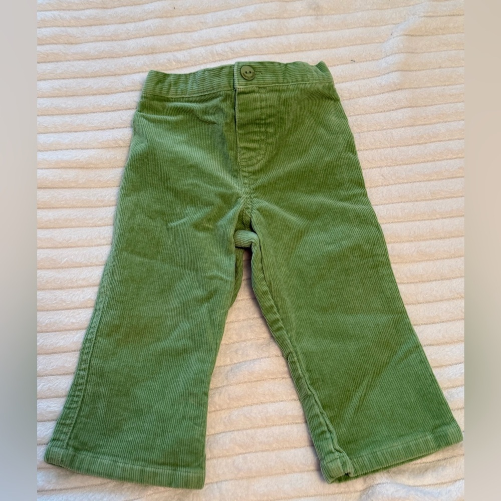 Hartstrings Green Corduroy Kids Bottoms
